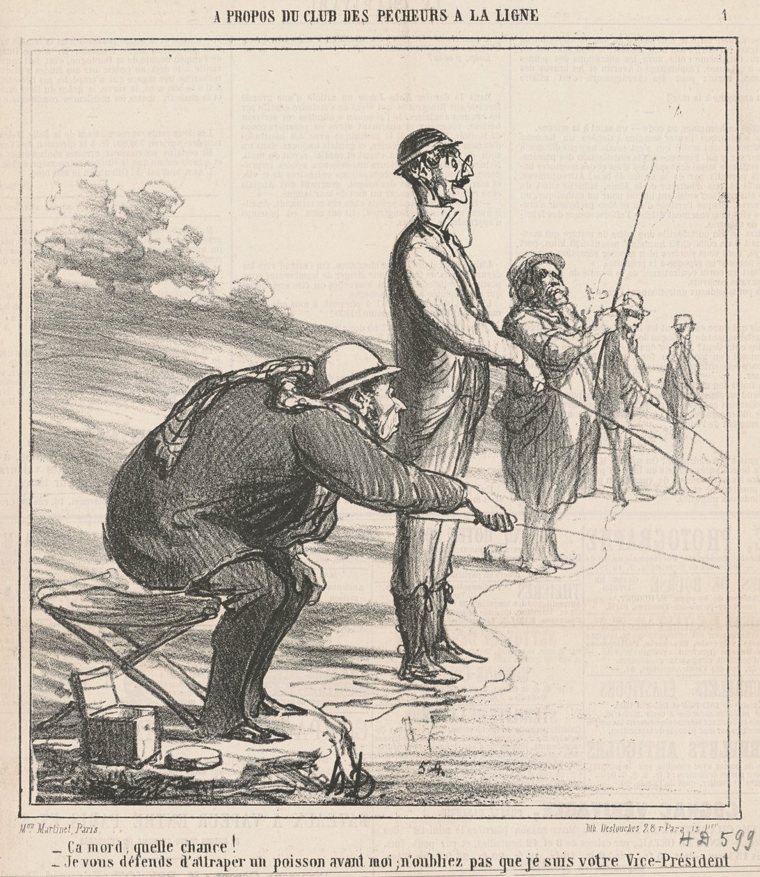 Isırır, ne şans! seni savunuyorum... by Honoré Daumier