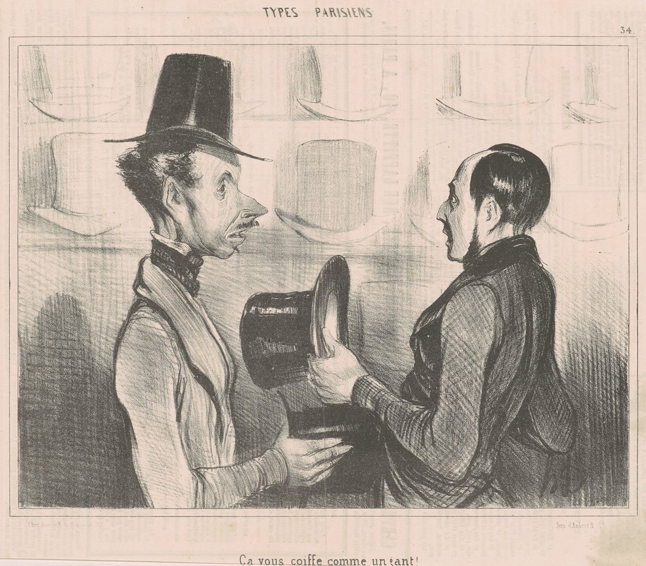 Size bir eldiven gibi uyuyor! by Honoré Daumier