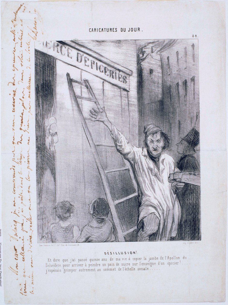 Günün Karikatürleri- Hayal kırıklığı! by Honoré Daumier