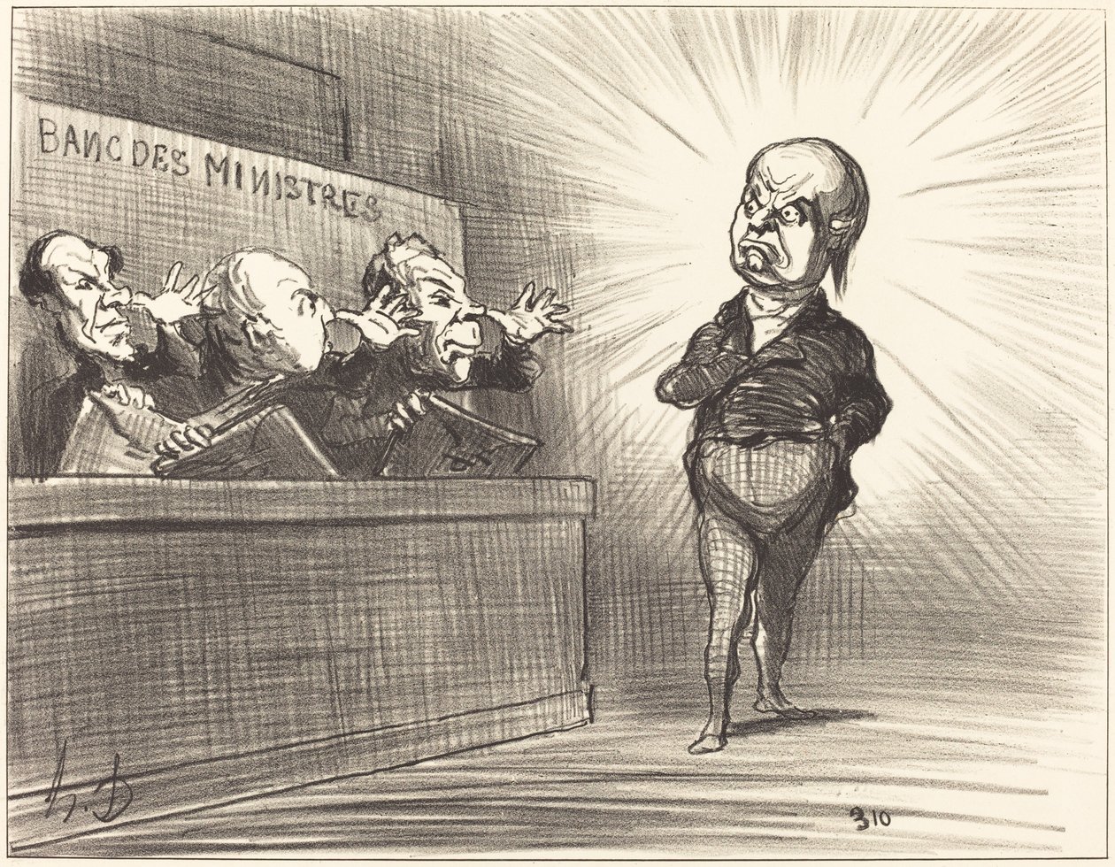 Henüz o zaman değil... by Honoré Daumier