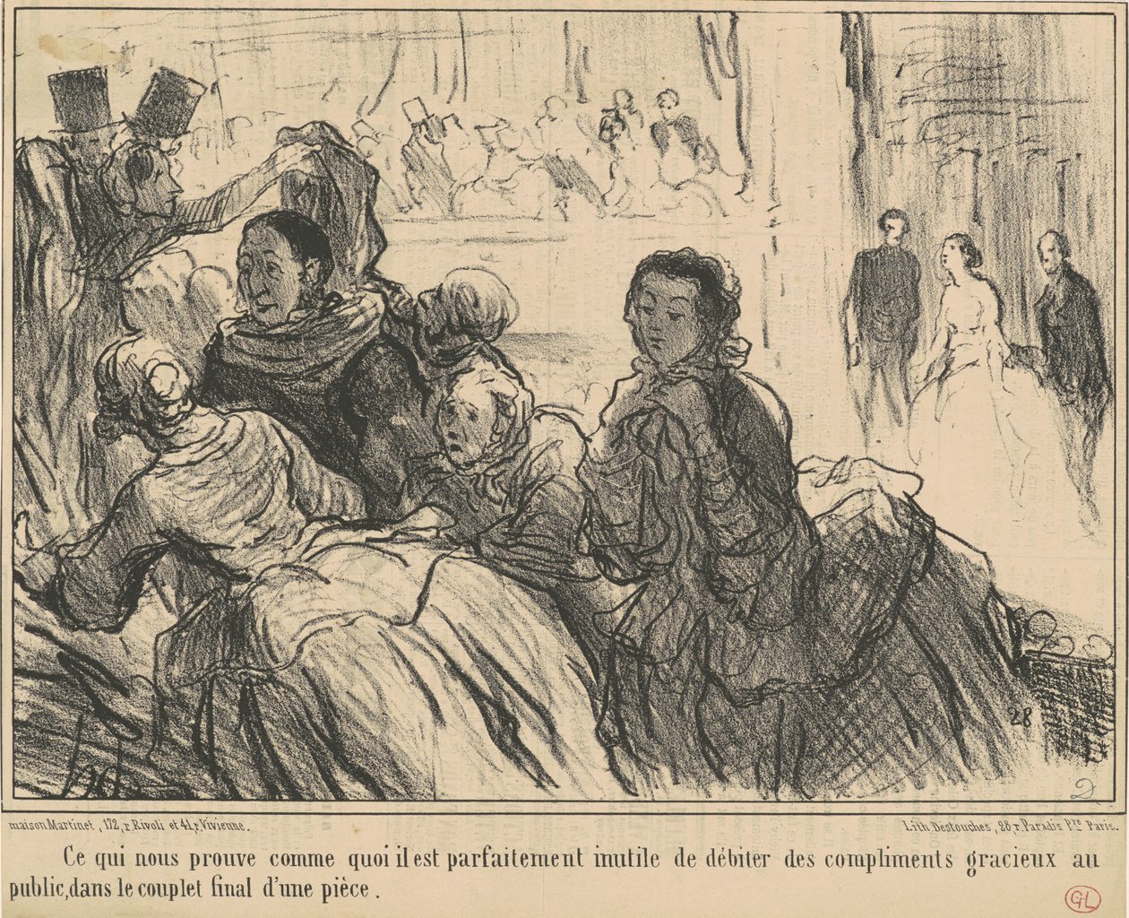 Bu da bize bunun... işe yaramaz... olduğunu kanıtlıyor. by Honoré Daumier
