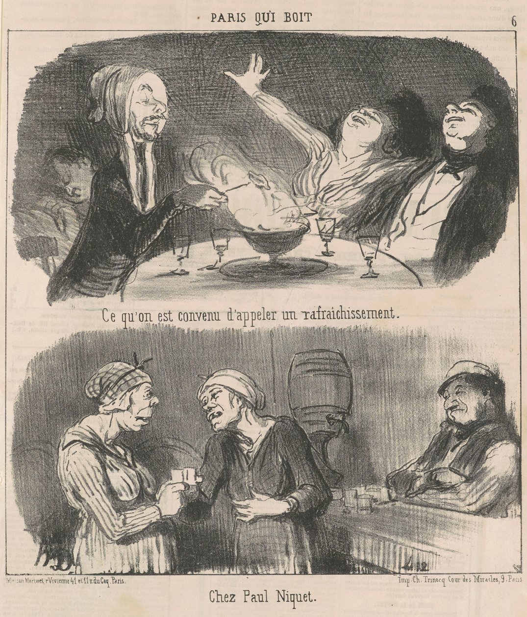 İkram olarak adlandırdığımız şey by Honoré Daumier