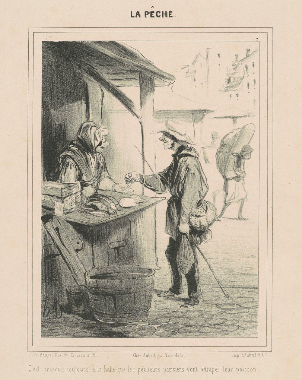 Neredeyse her zaman salonda... by Honoré Daumier