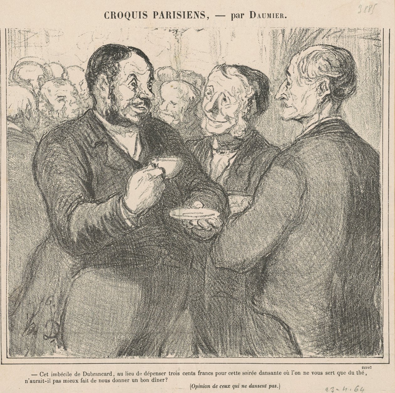 O aptal dubrancart... by Honoré Daumier