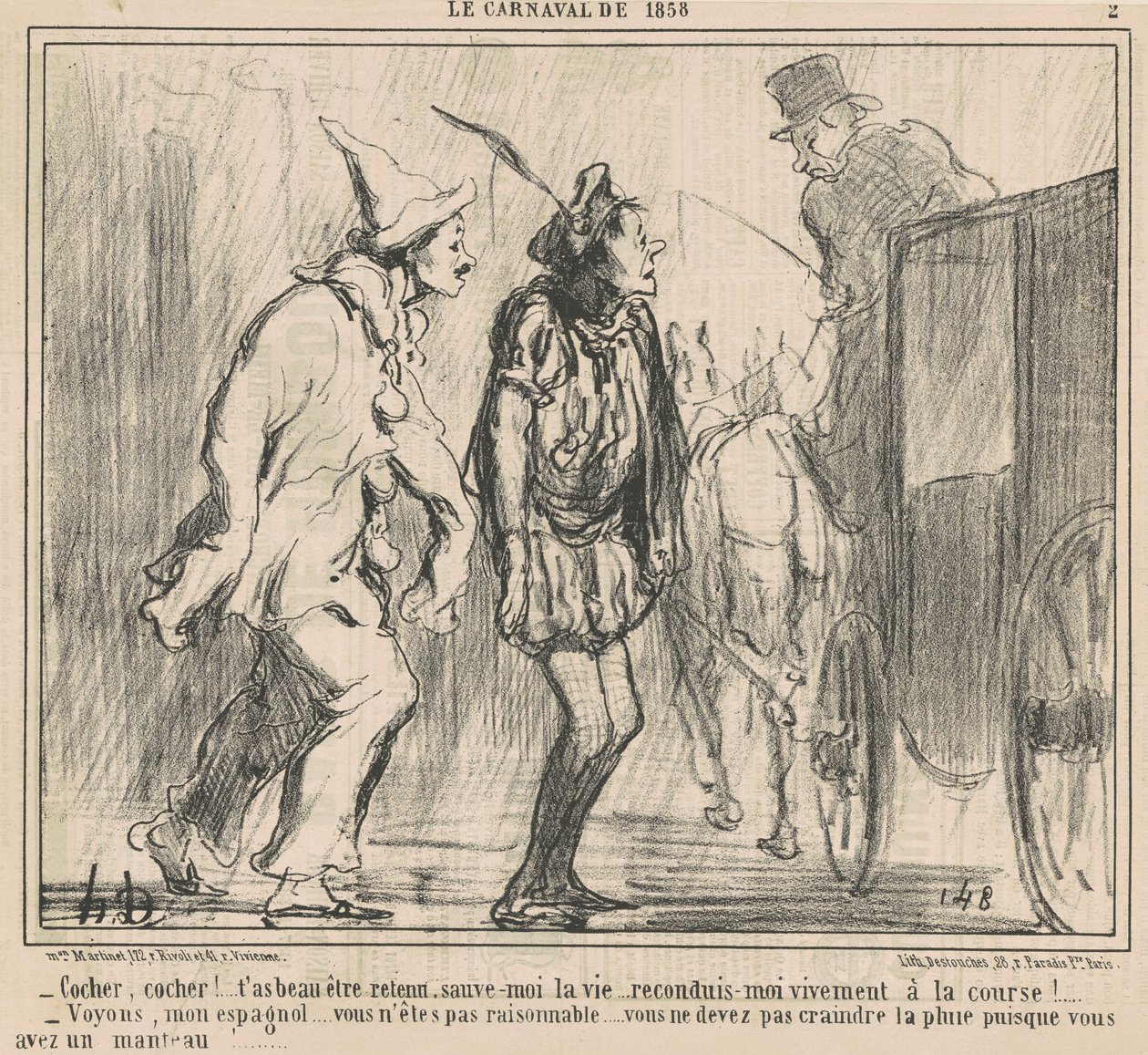 Tik, Tik! ... by Honoré Daumier