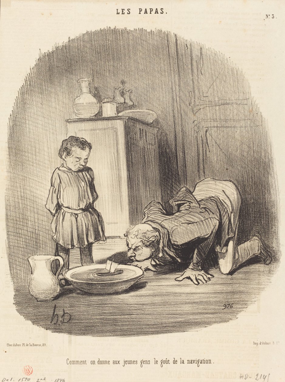 Navigasyonun tadını nasıl veriyoruz by Honoré Daumier