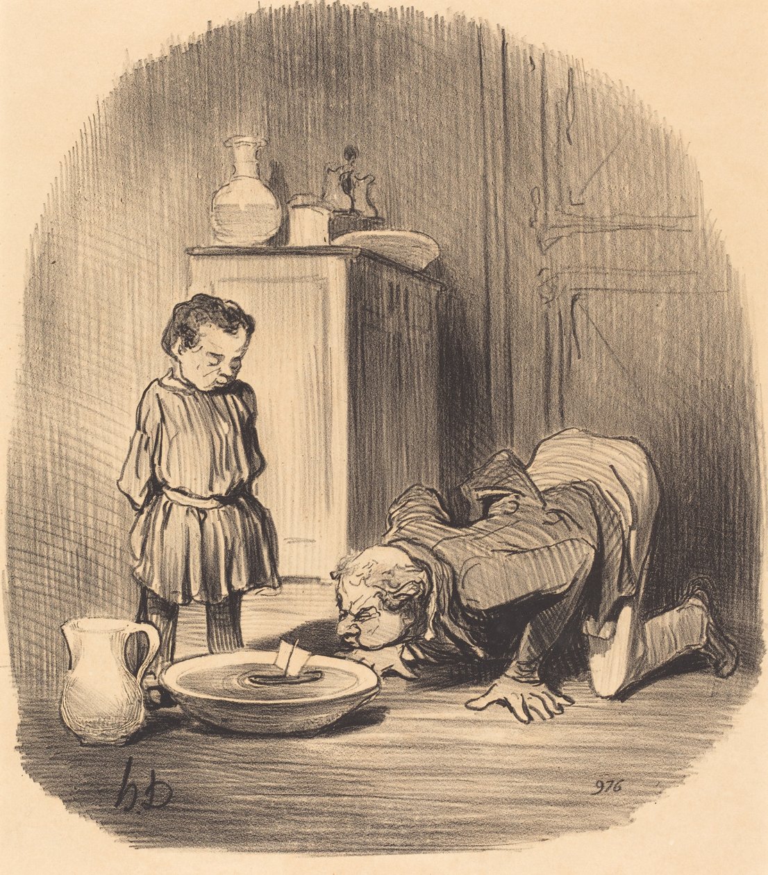 Navigasyonun tadını nasıl veriyoruz by Honoré Daumier