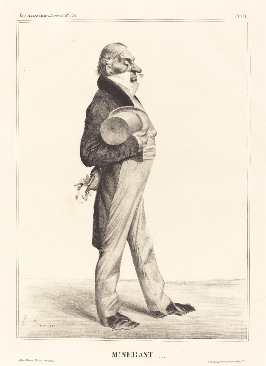 Kont Horace Sebastiani by Honoré Daumier