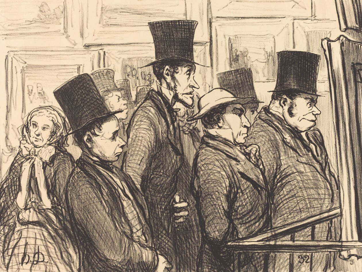 Cristi... İyi pişmiş bir sığır eti var!... by Honoré Daumier