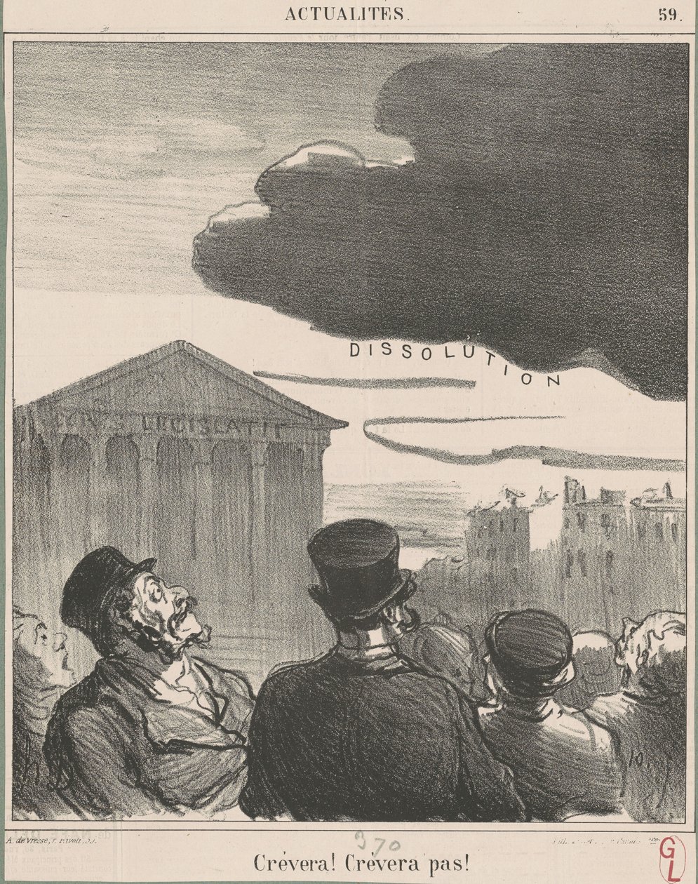 Oluşturacak! yaratmayacak! by Honoré Daumier