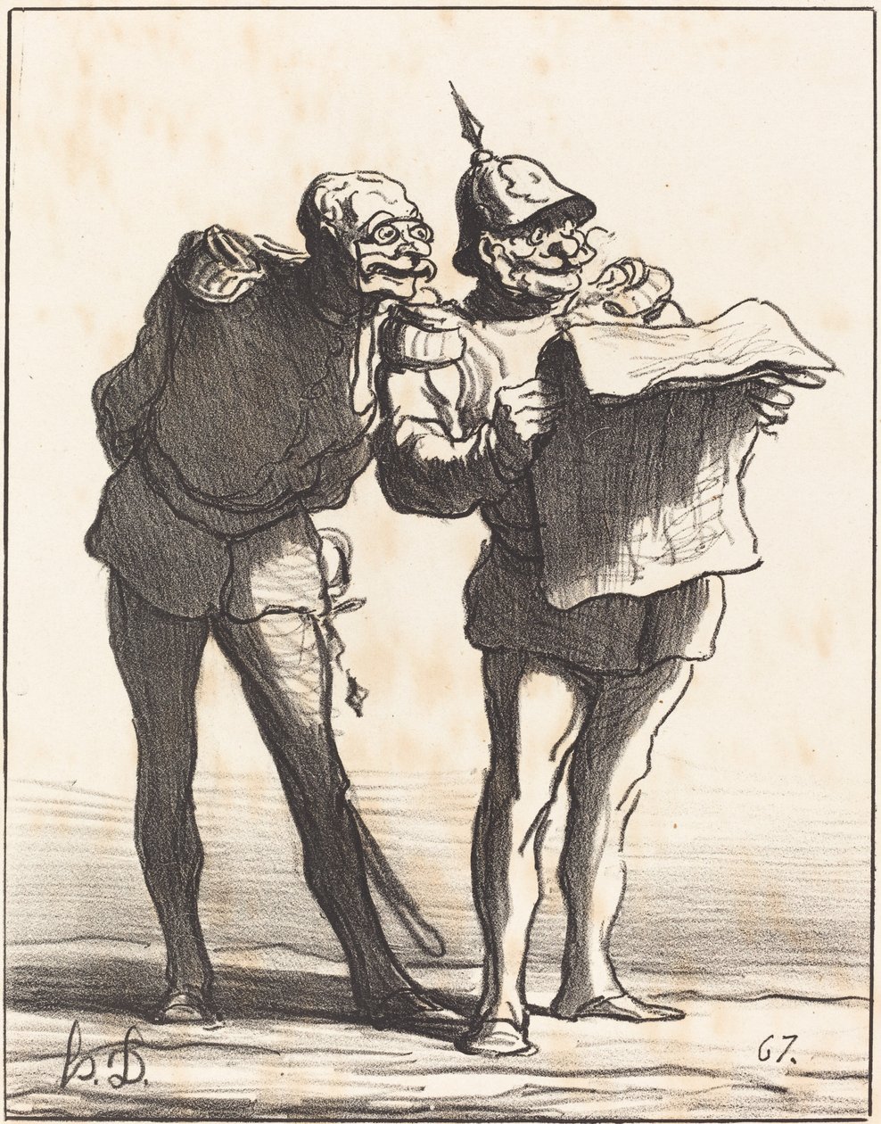 Belli ki yapamayız... by Honoré Daumier