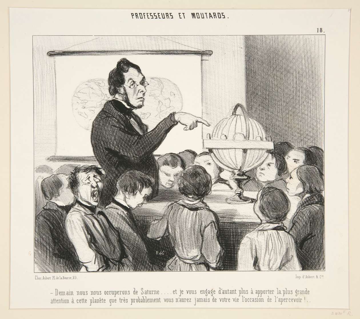 Yarın Satürn ile ilgileneceğiz by Honoré Daumier