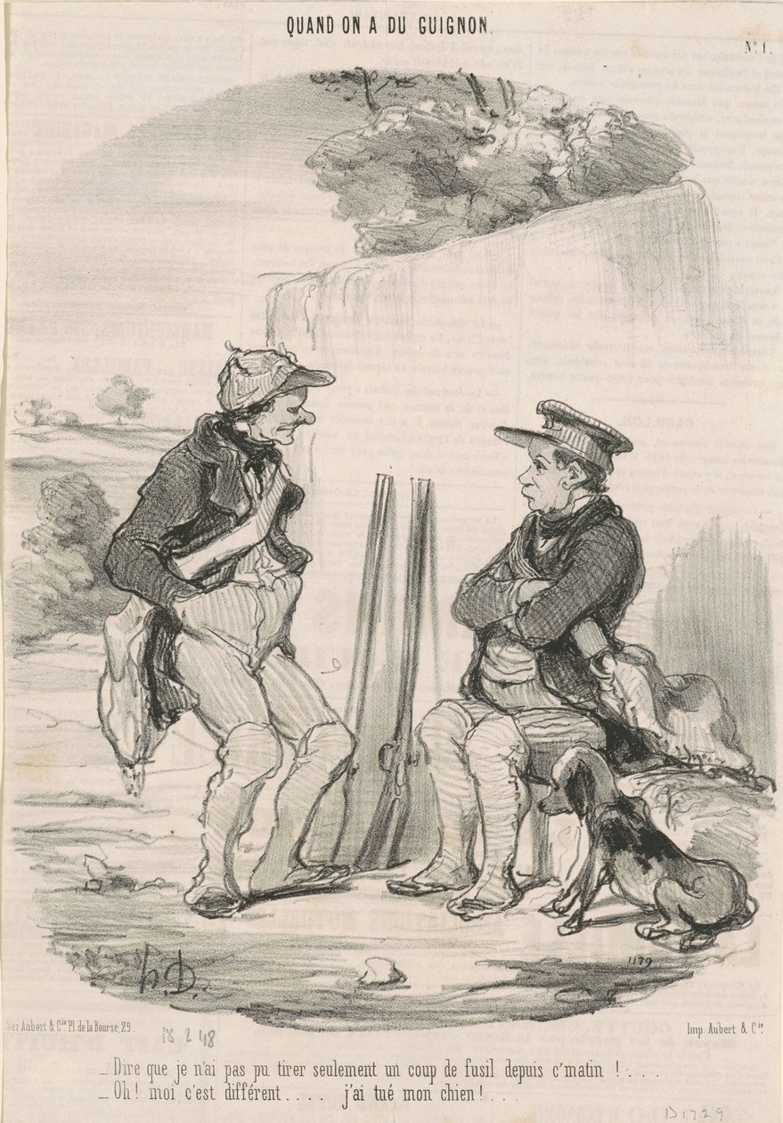 Ateş edemediğimi söylemek için... by Honoré Daumier