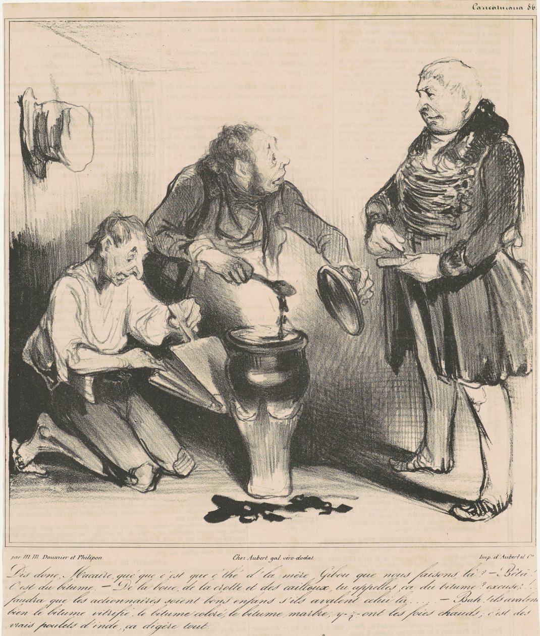 Söyle bana, Macaire, bu hangi çay... by Honoré Daumier