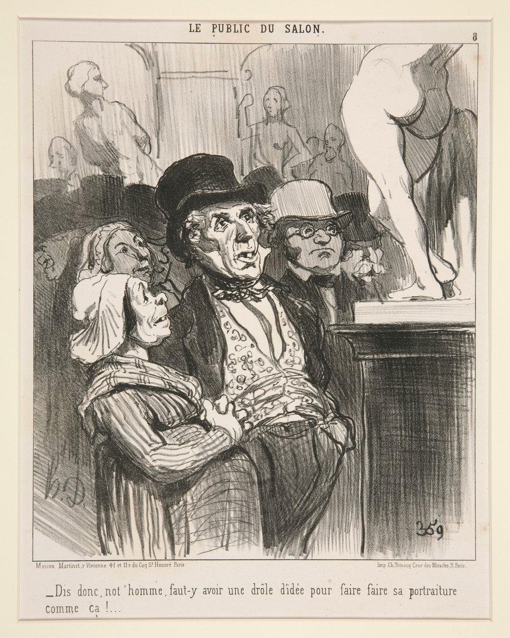Öyle söyle, hayır by Honoré Daumier