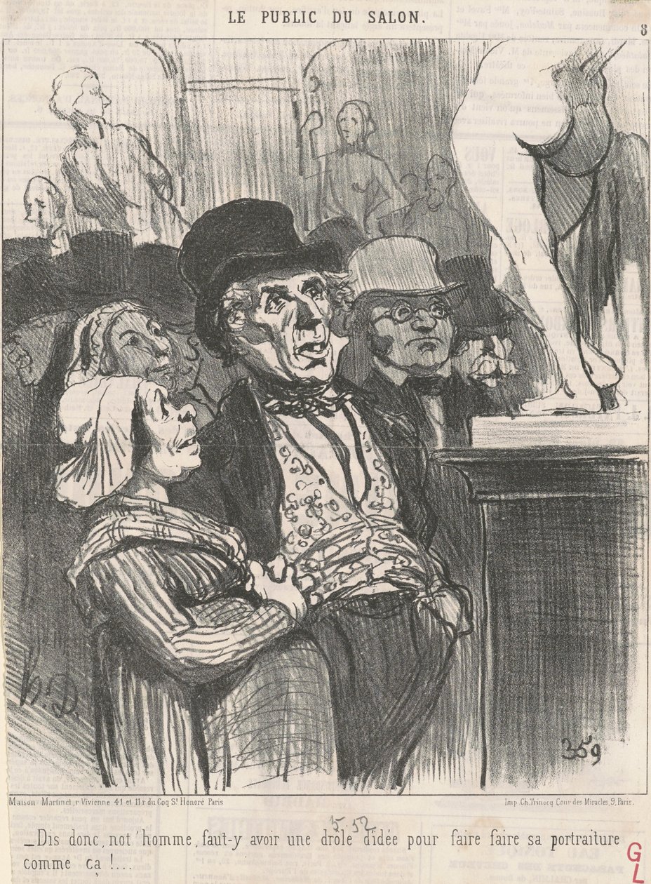 Söyle, adamımız, mutlaka... by Honoré Daumier