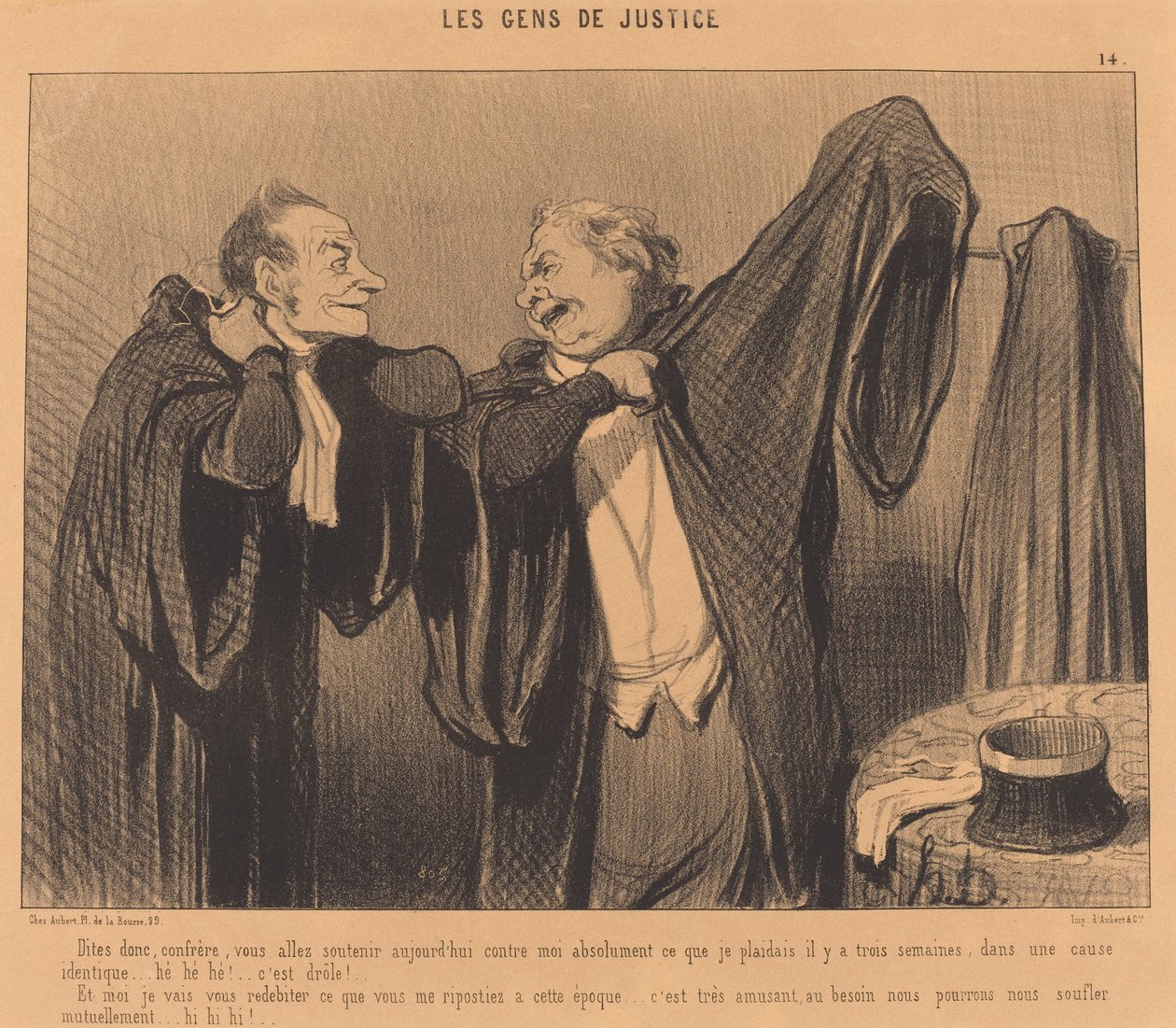 Söyle kardeşim destek olacaksın... by Honoré Daumier