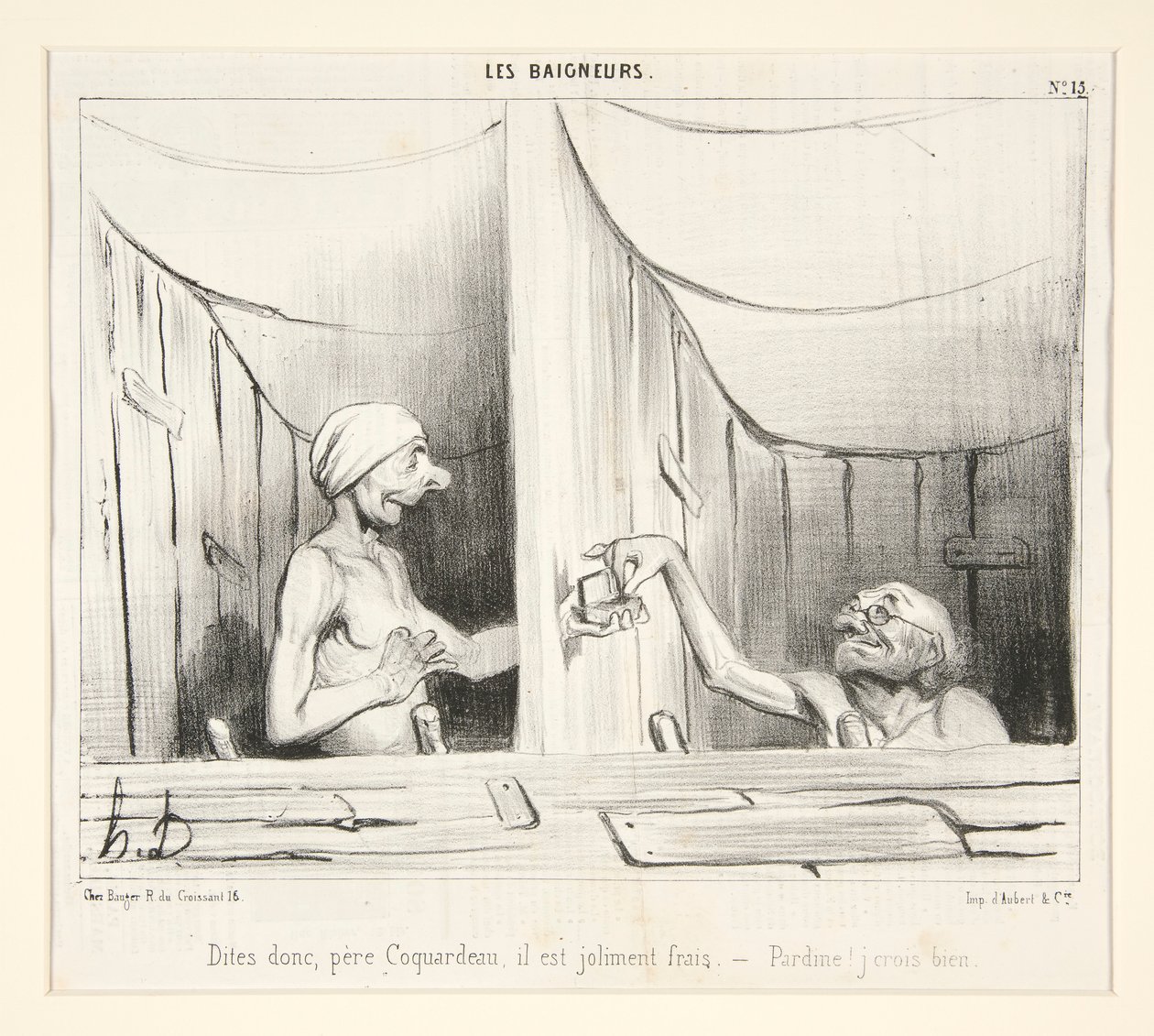 Peder Coquardeau, oldukça taze. by Honoré Daumier