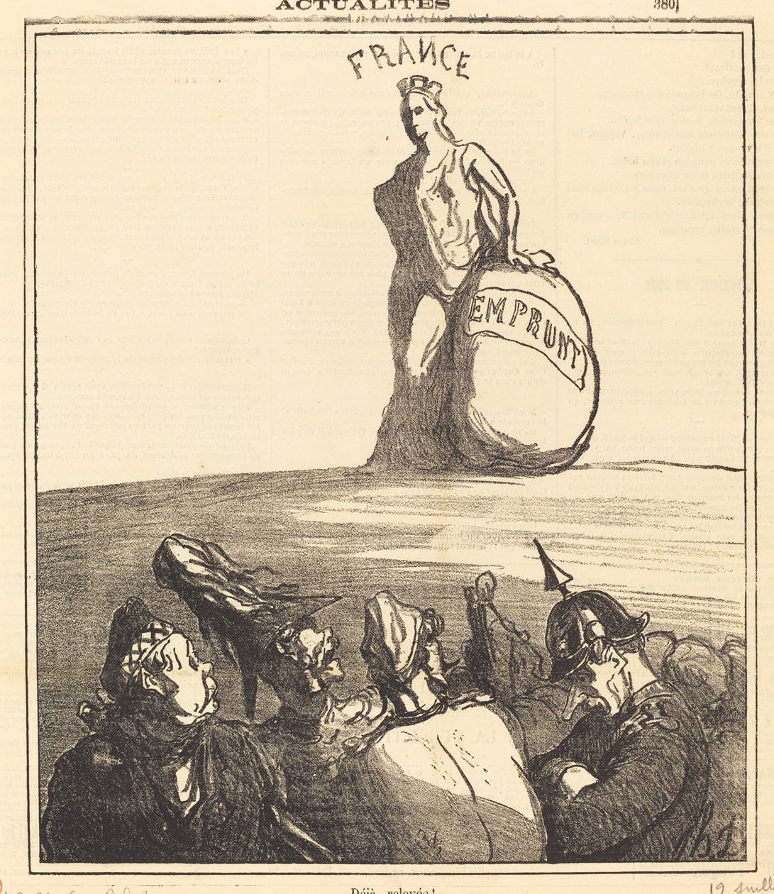 Zaten aldı! by Honoré Daumier