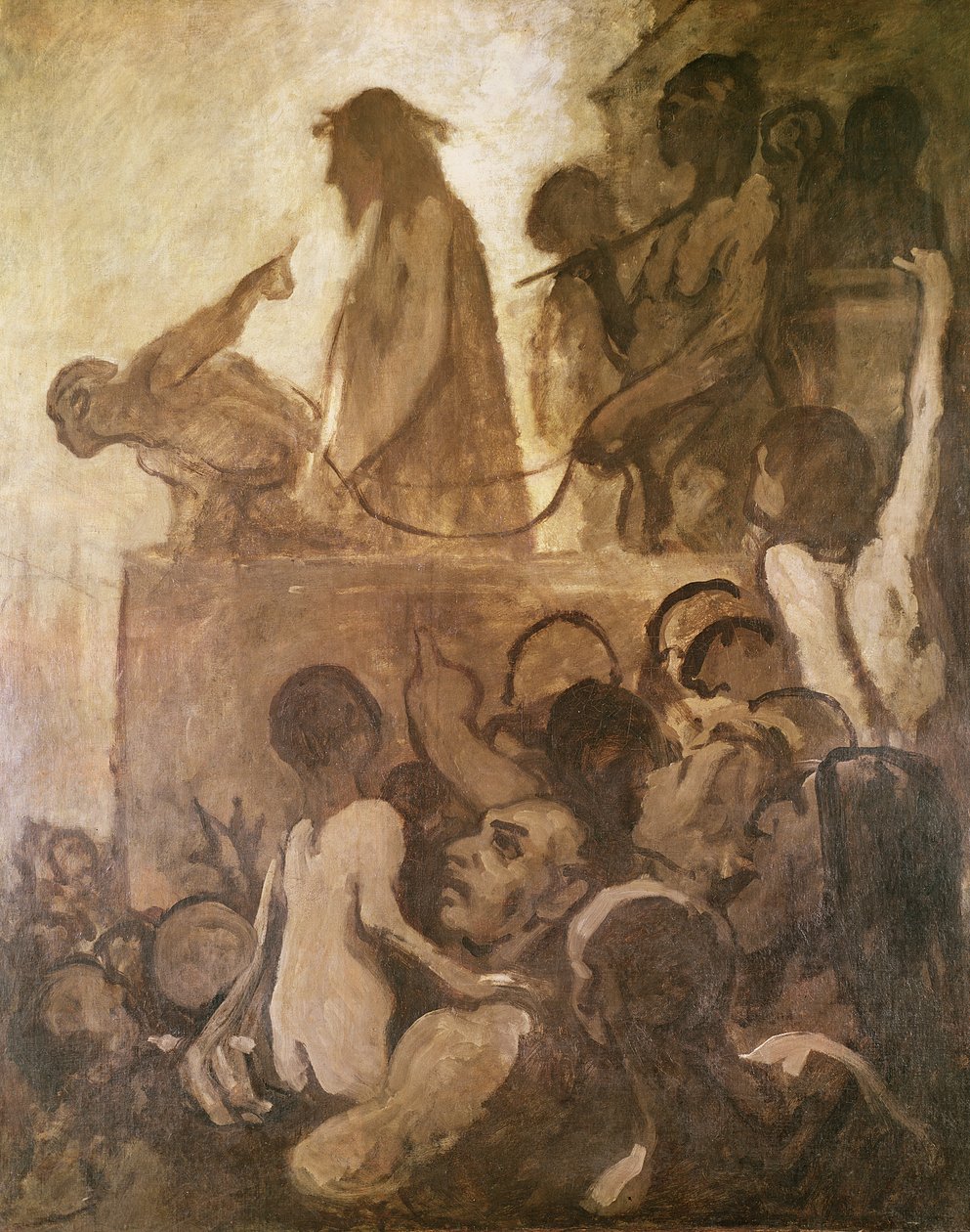 İşte Adam, c.1848-52 by Honoré Daumier