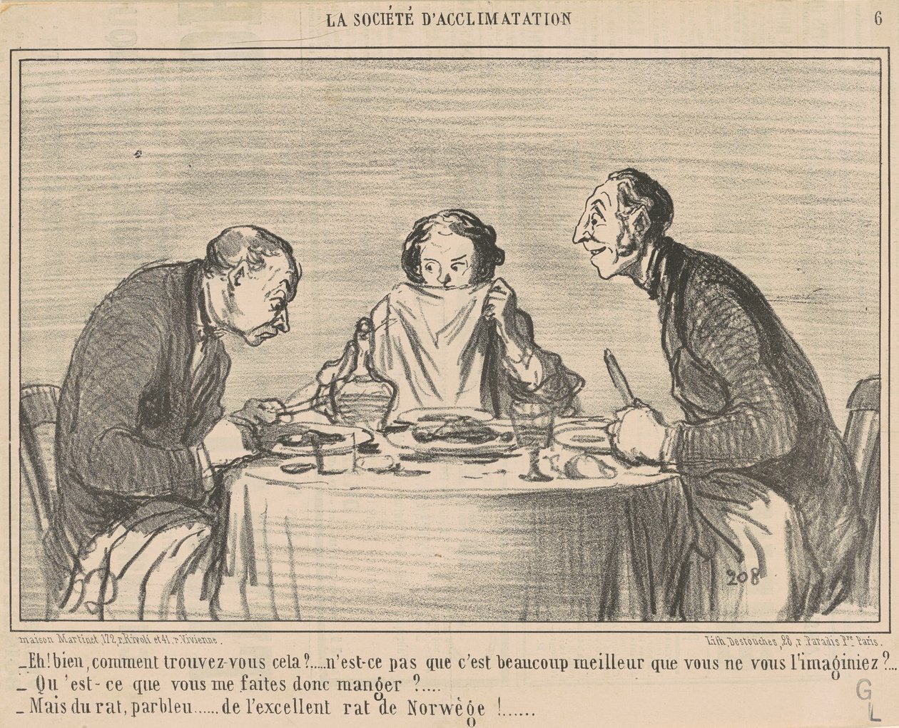 Hey! Peki, bunu nasıl buluyorsun? by Honoré Daumier