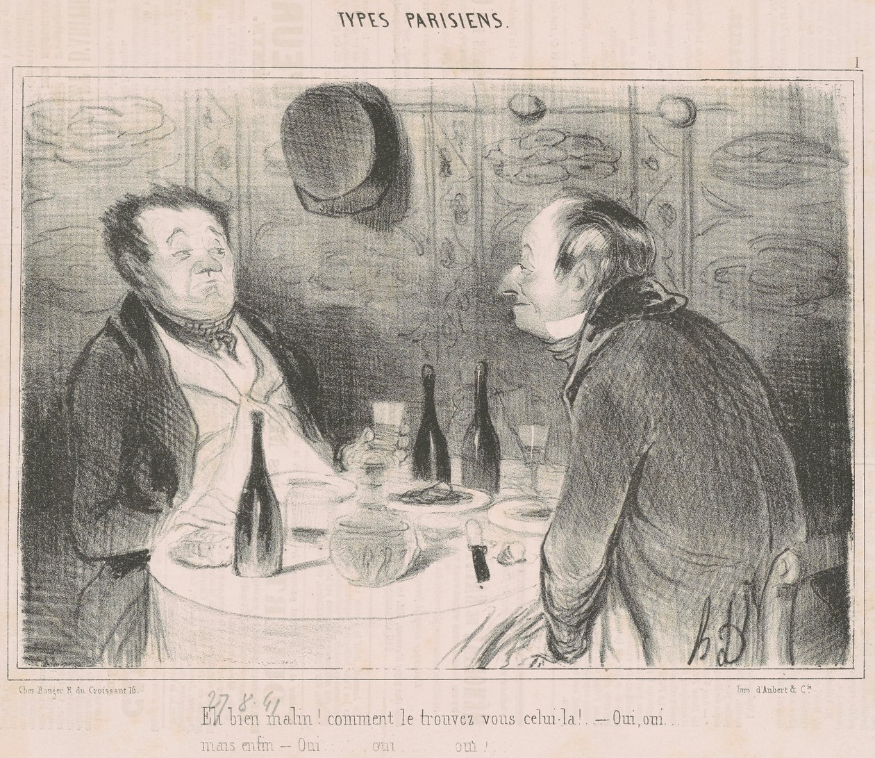 Peki Zeki! bunu nasıl buluyorsun! by Honoré Daumier