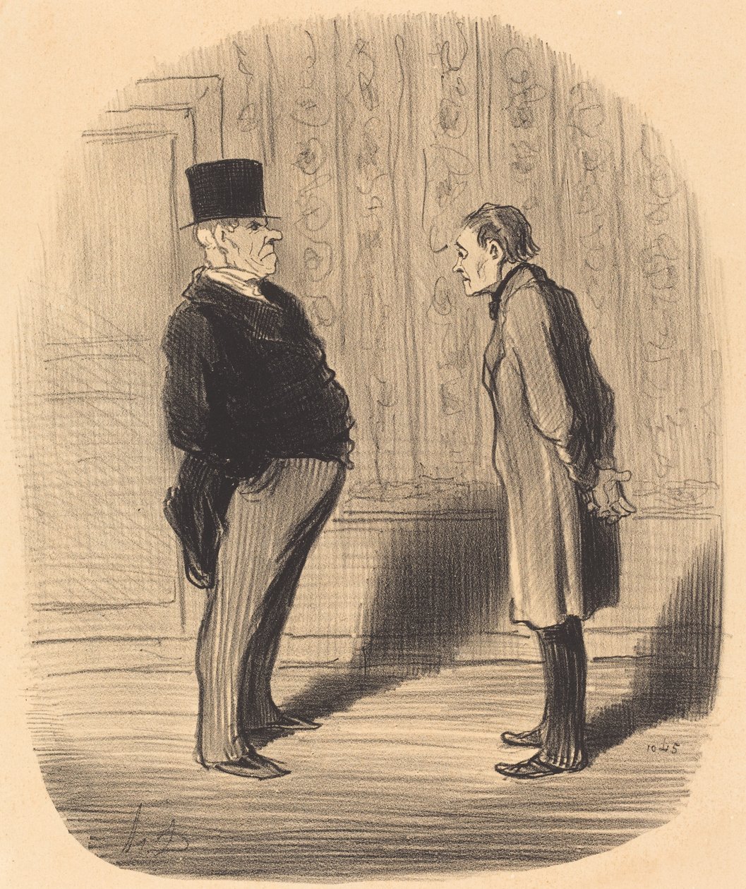 Hey! peki efendim ve üç terimim... by Honoré Daumier