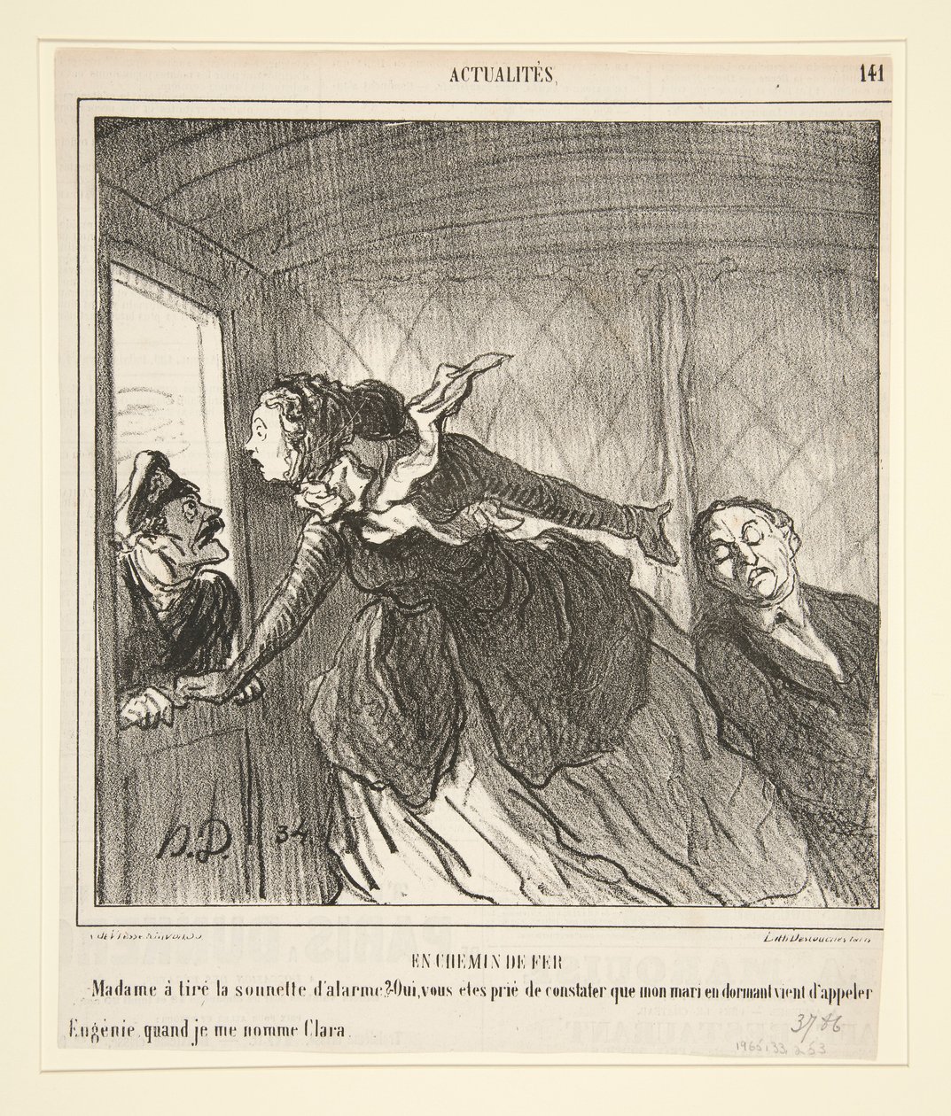 Trende: Madam zili çaldı by Honoré Daumier