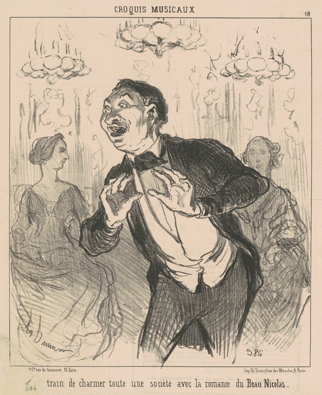 Bütün bir şirketi büyülemek... by Honoré Daumier