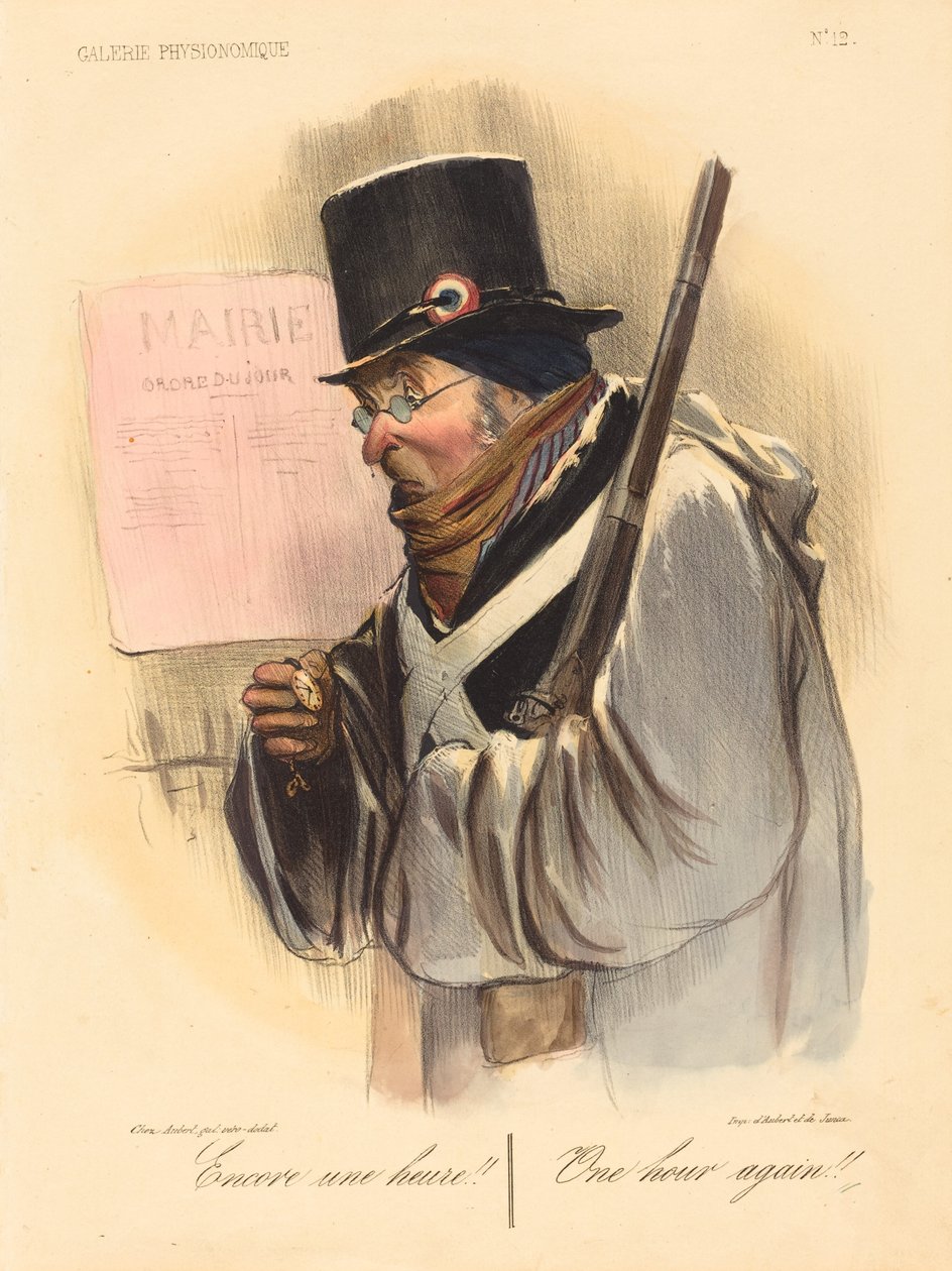 Diğer saat!! by Honoré Daumier