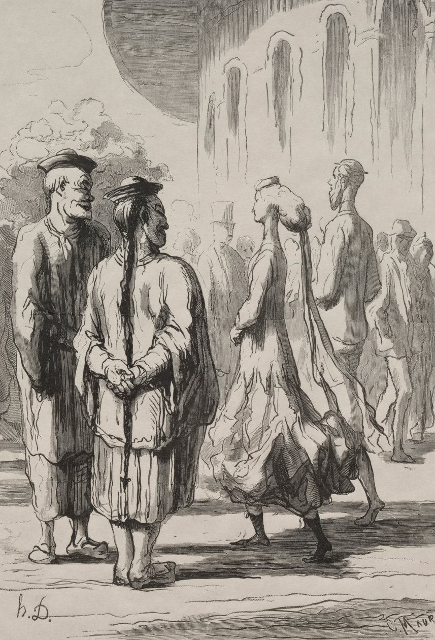 Dünya Fuarı: en Çinli olan. by Honoré Daumier