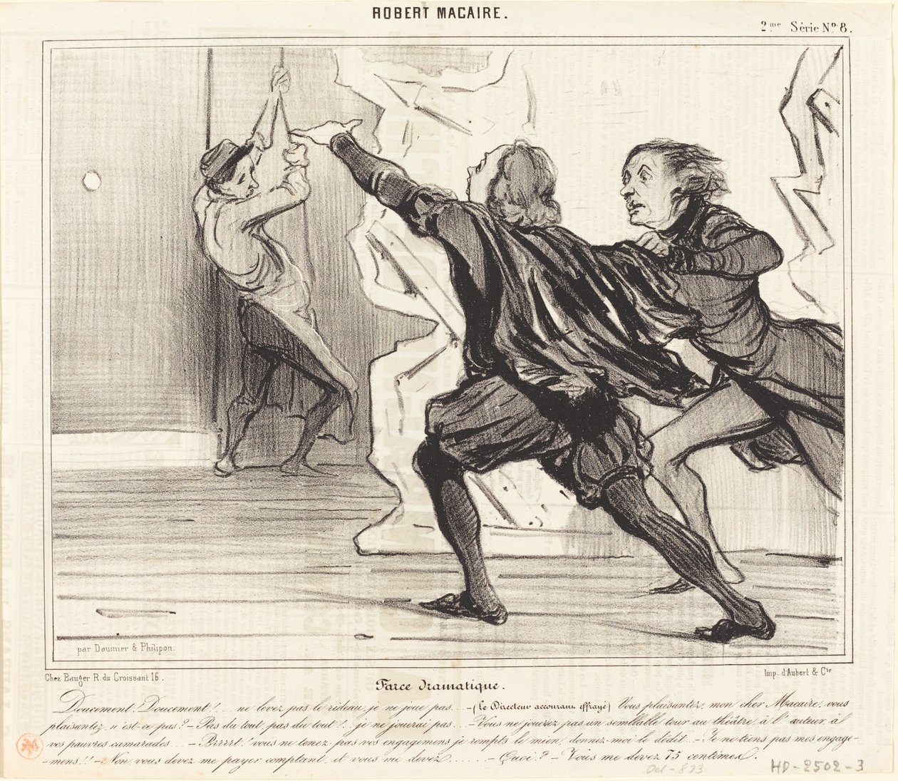 dramatik saçmalık by Honoré Daumier
