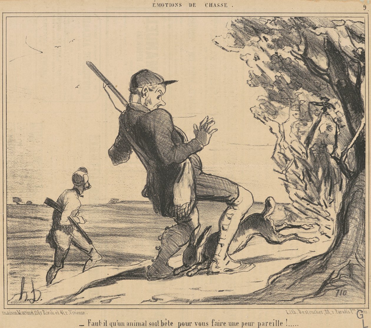 Bir hayvanın aptal olması gerekir mi? by Honoré Daumier