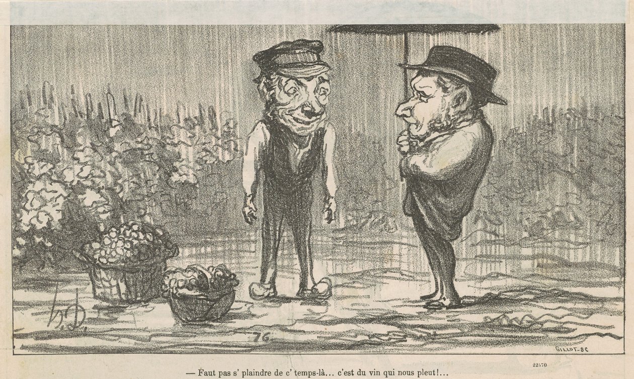 Bu havadan şikayet etmeyin... by Honoré Daumier