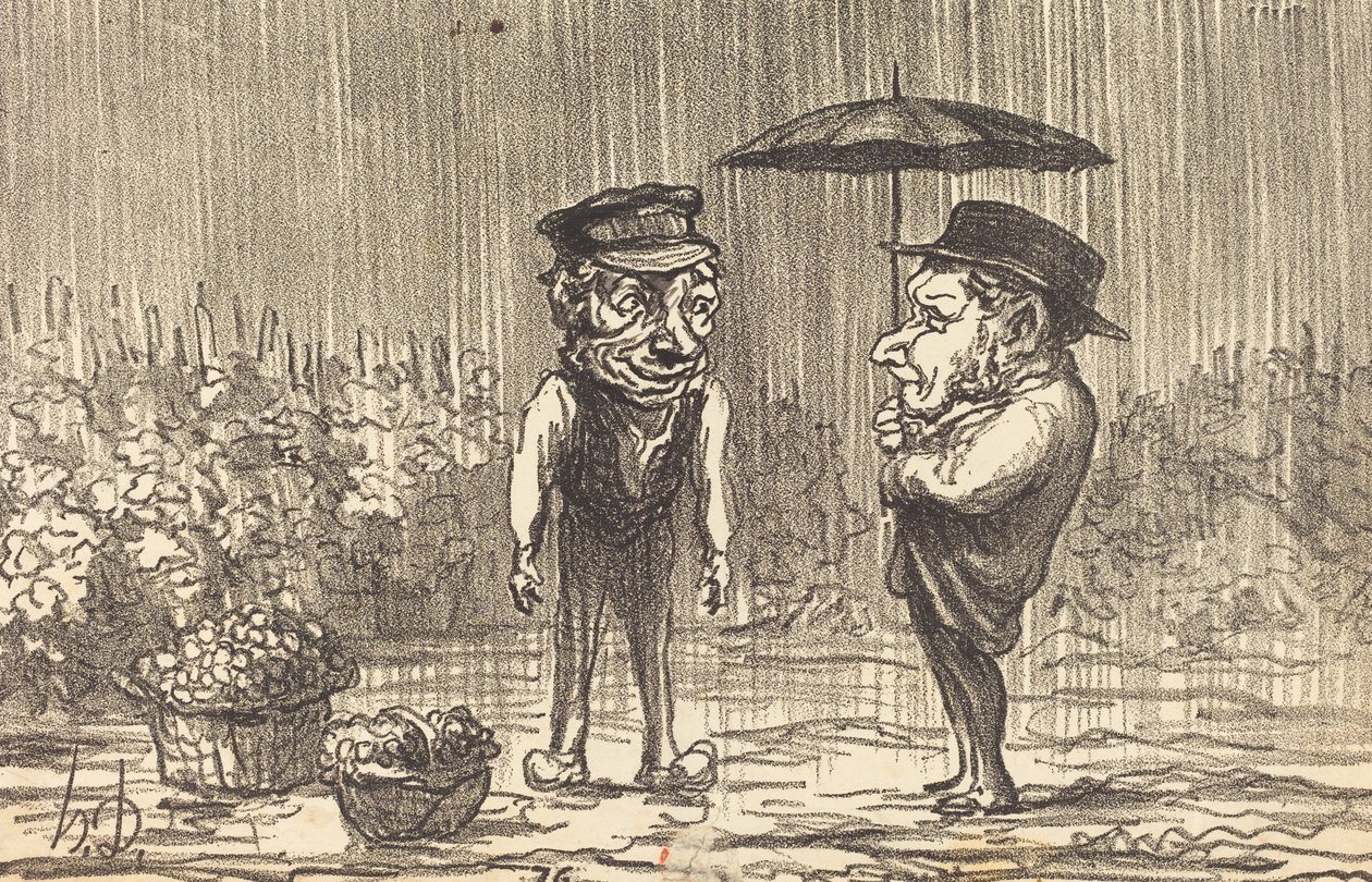 Bu havadan şikayet etmeyin... by Honoré Daumier