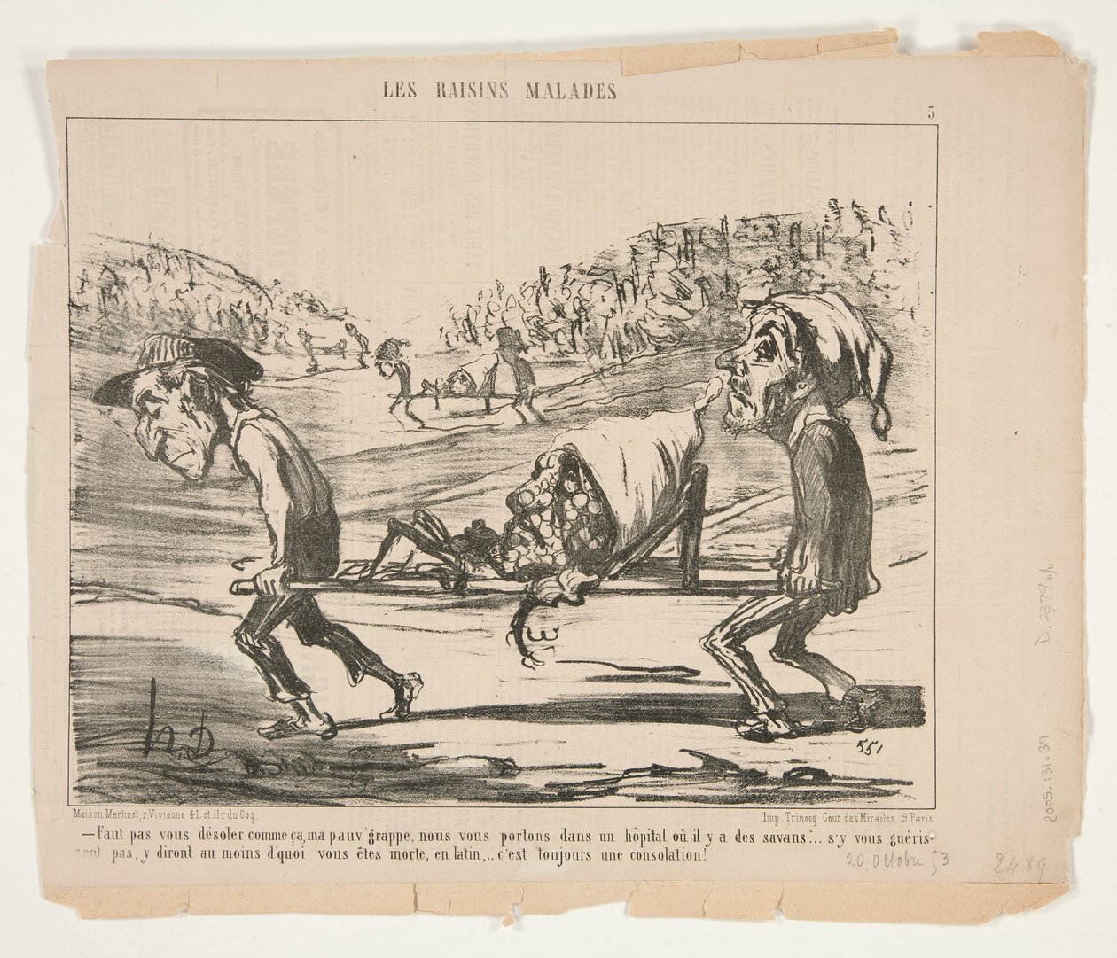 Böyle üzülmemelisin zavallım by Honoré Daumier