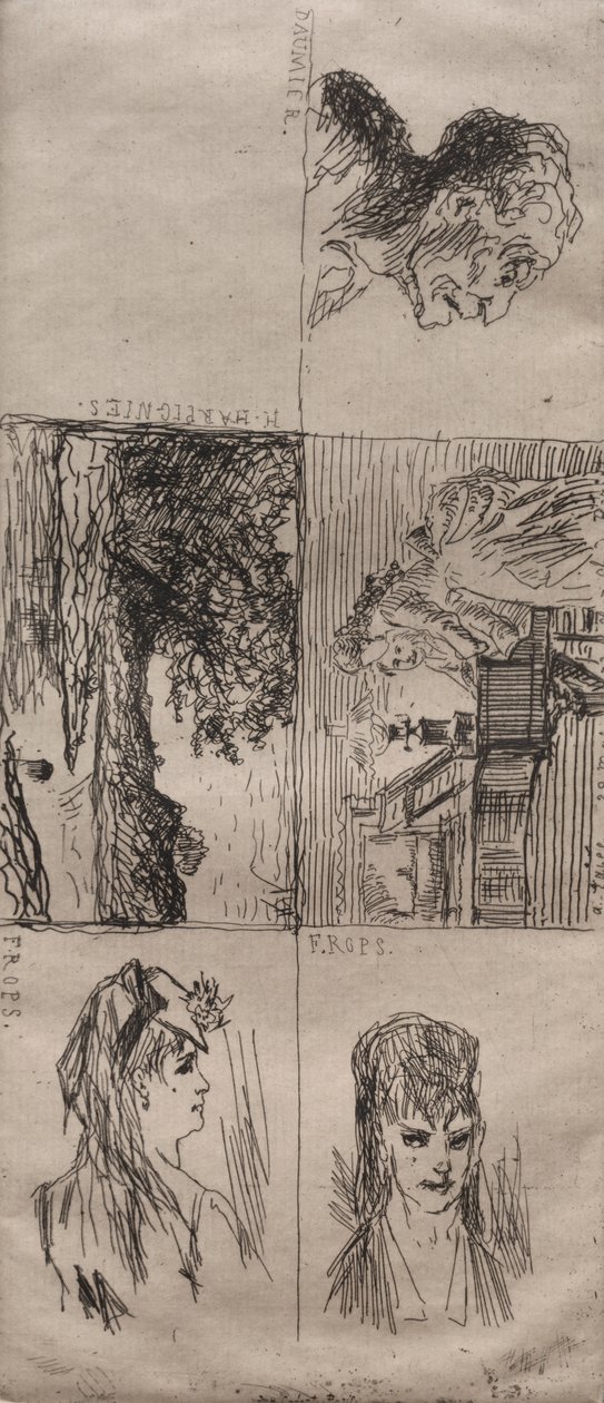 Beş Çalışma by Honoré Daumier
