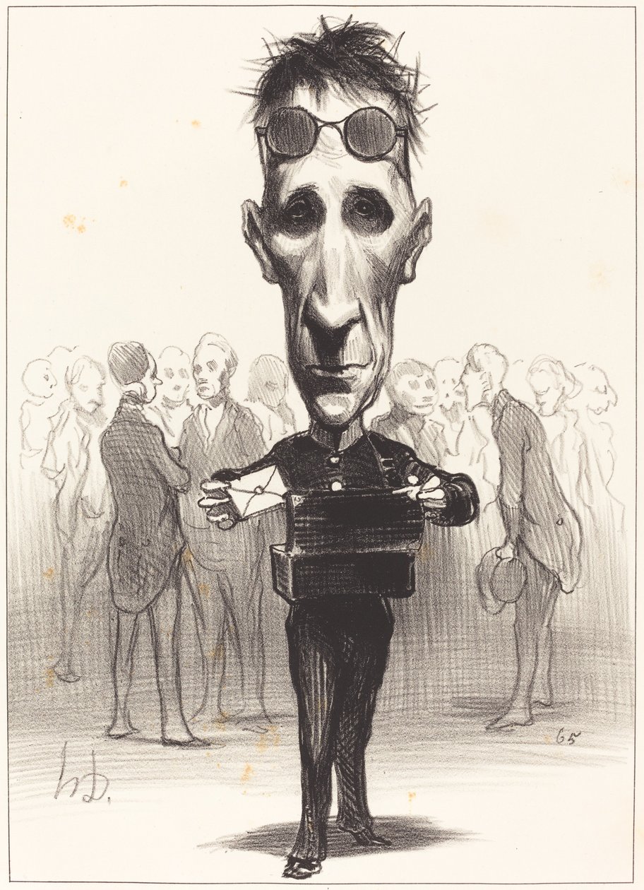 Félix Saint-Priest by Honoré Daumier