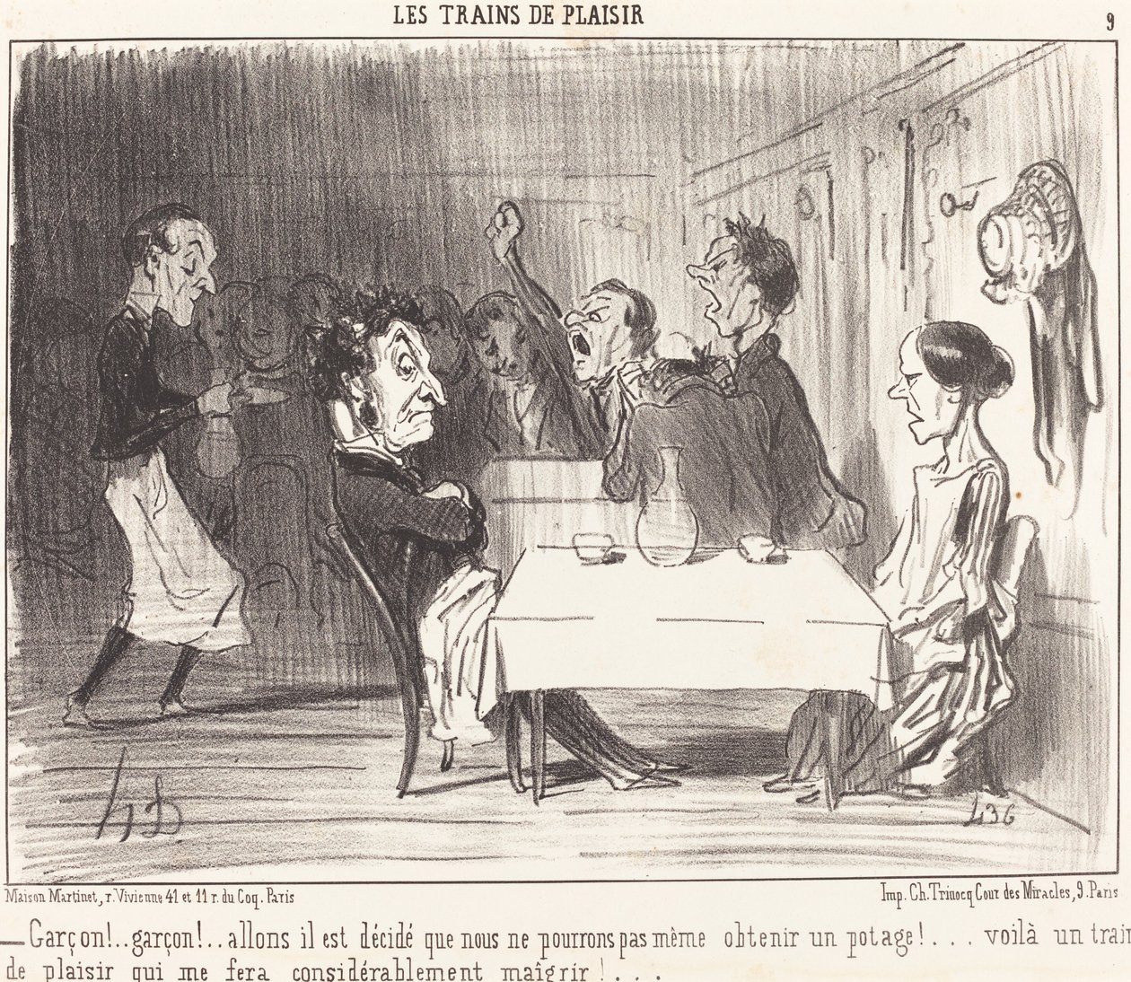 Oğlum!... oğlum!... hadi karar verildi... by Honoré Daumier