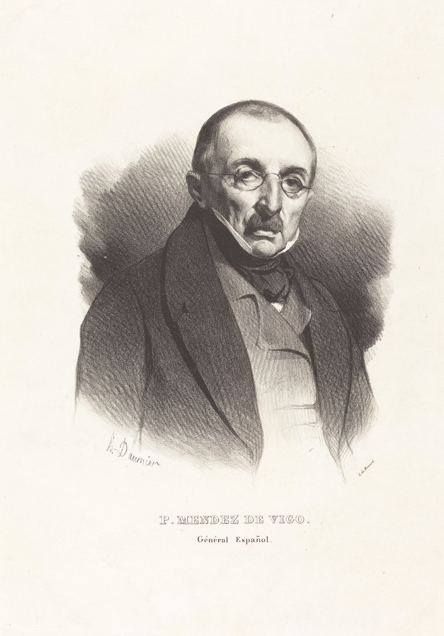 General P. Mendez Vigo by Honoré Daumier