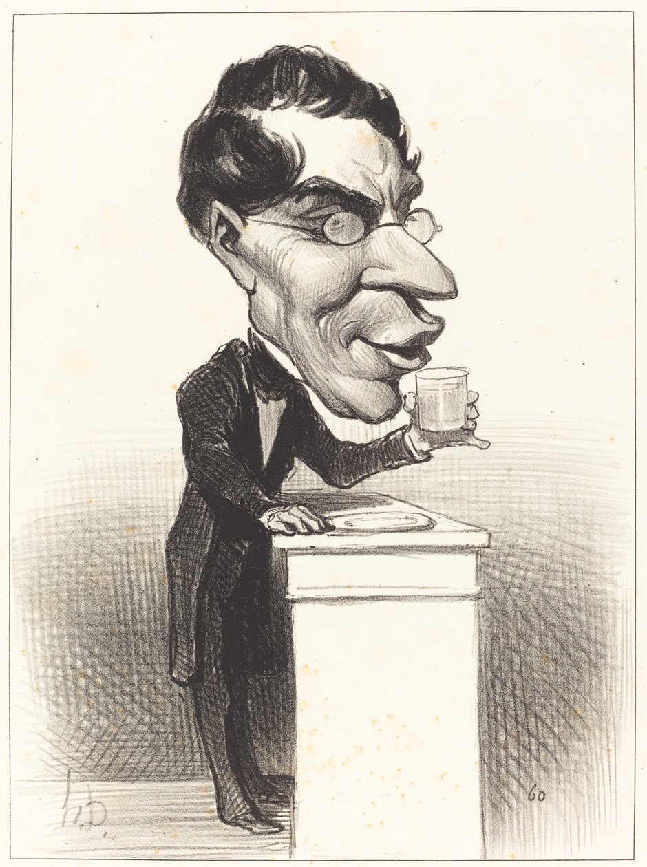 H.M. Augustin Korne by Honoré Daumier