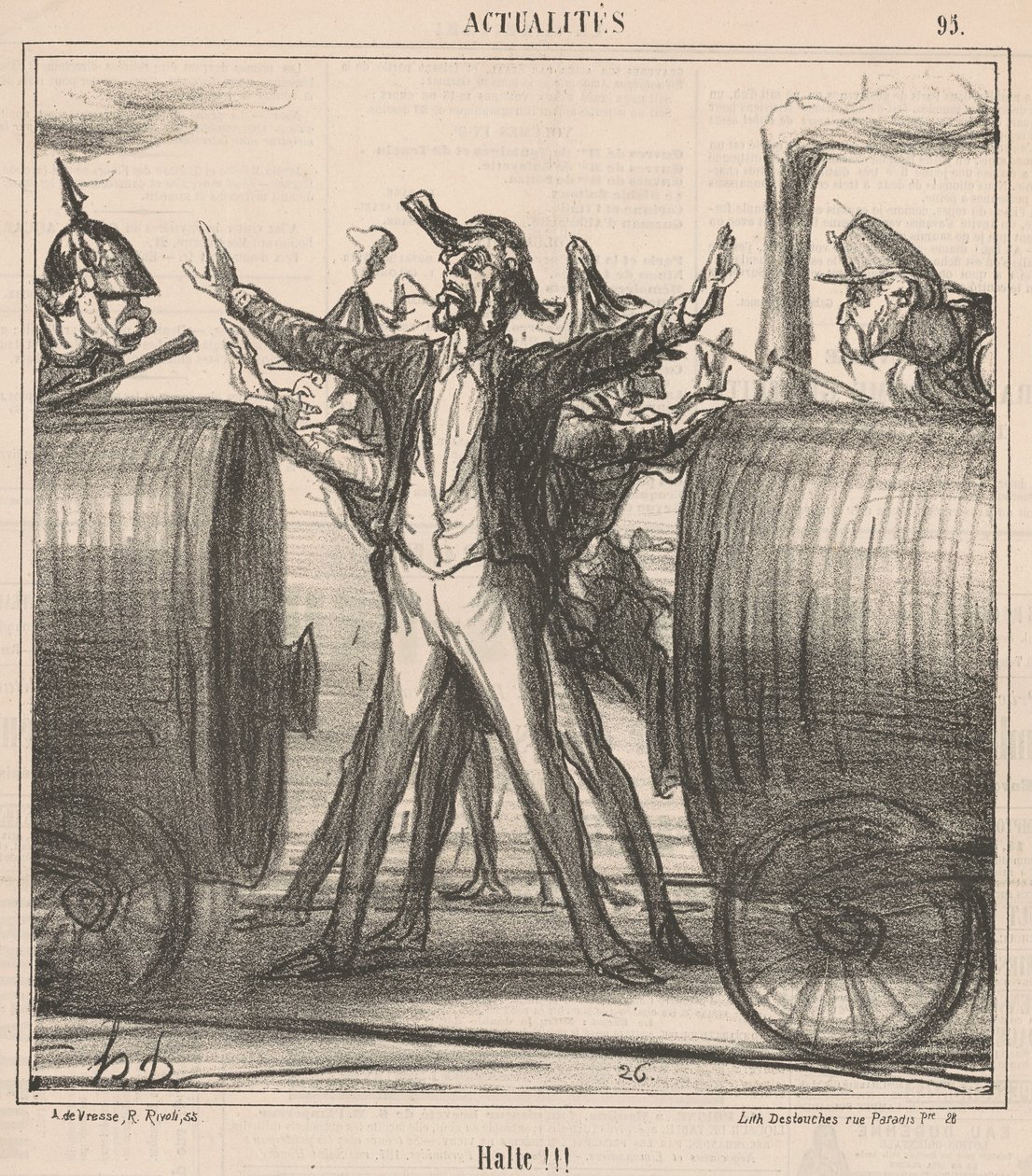 Dur!!! by Honoré Daumier