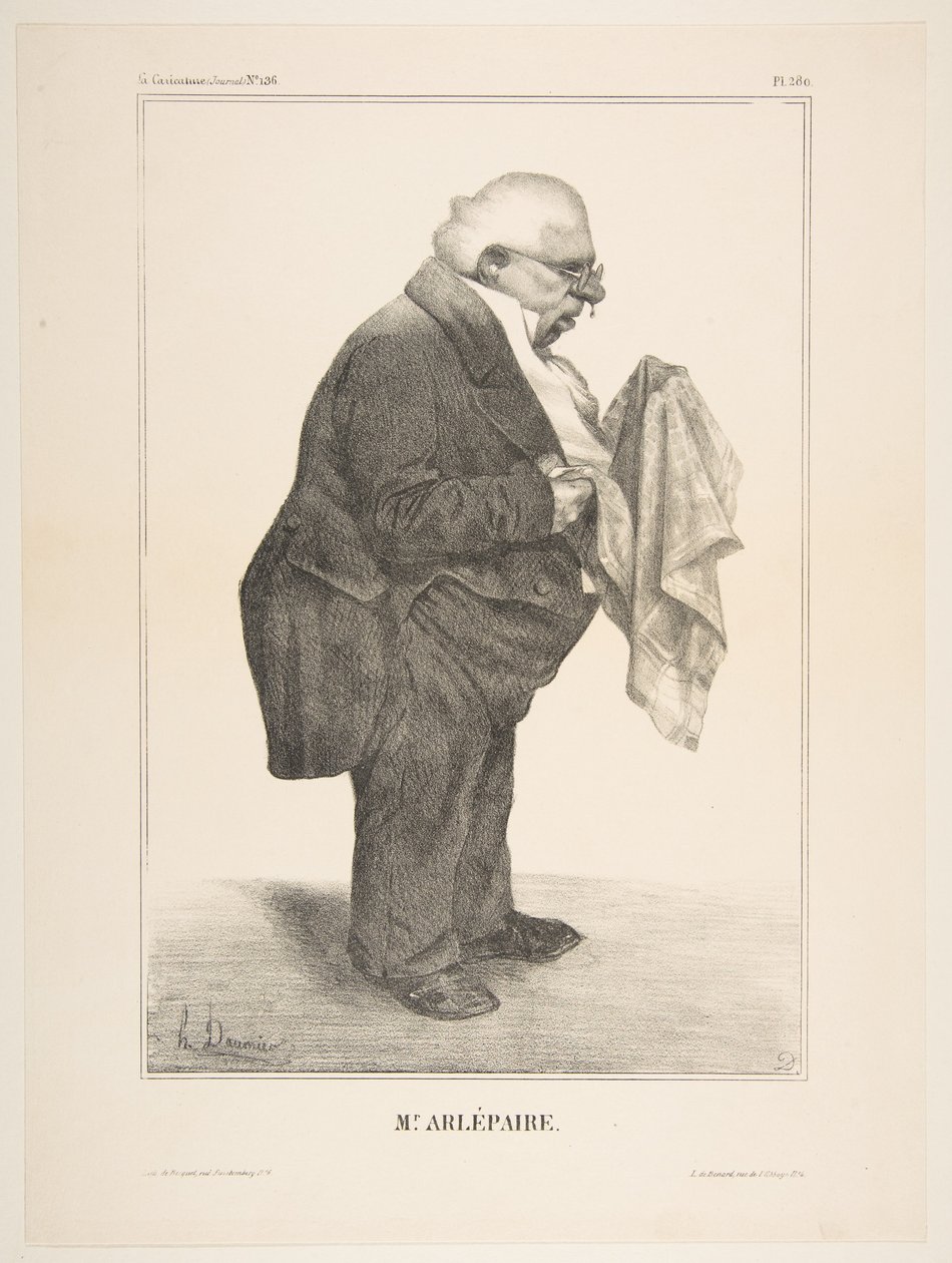Harlé Père, La Caricature no. 136, 5 Haziran 1833, 5 Haziran 1833. by Honoré Daumier