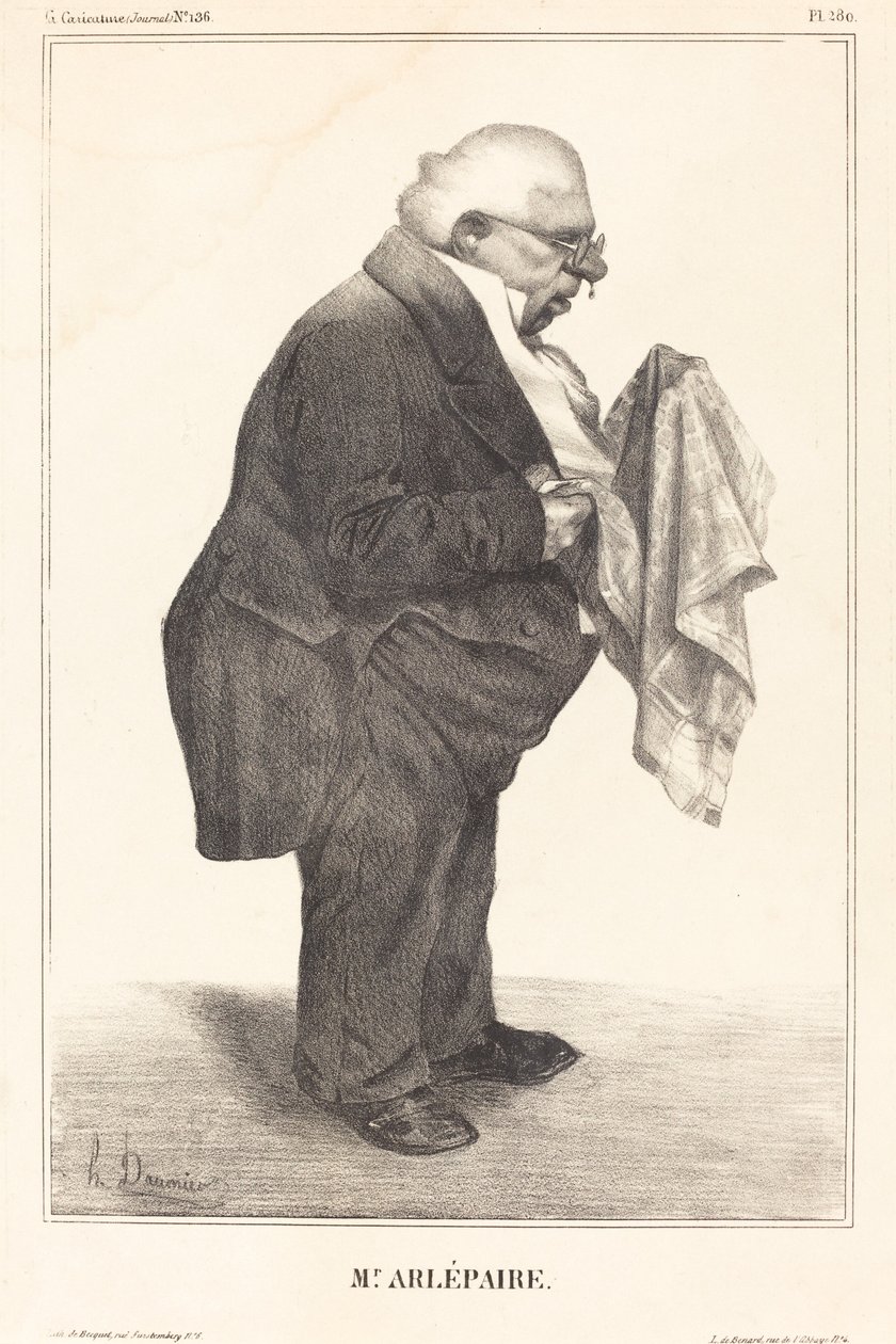 harried baba by Honoré Daumier