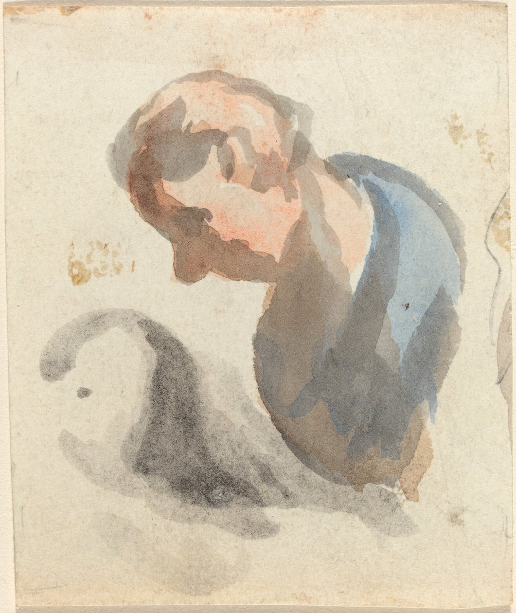 Bir Adamın Başı by Honoré Daumier