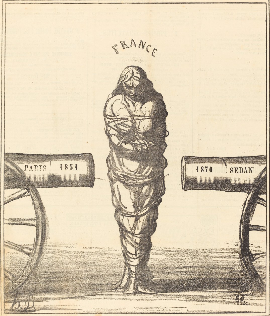 Bir saltanat tarihi by Honoré Daumier