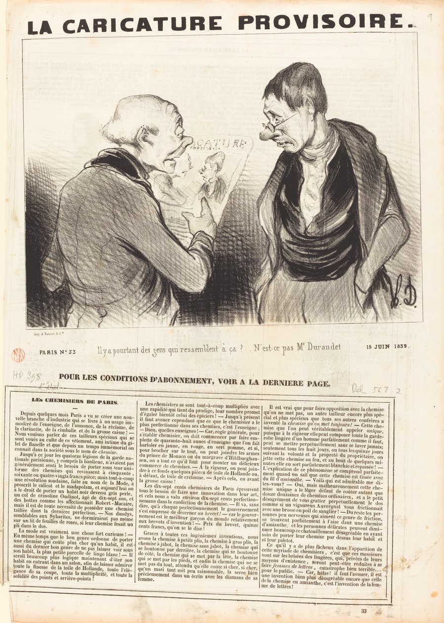 Ama böyle bakanlar var! by Honoré Daumier
