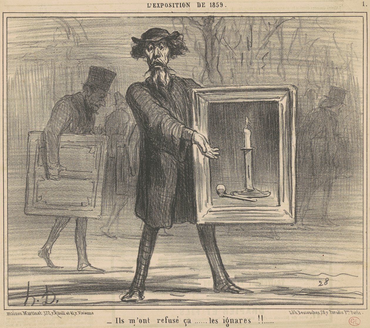 Beni reddettiler... by Honoré Daumier