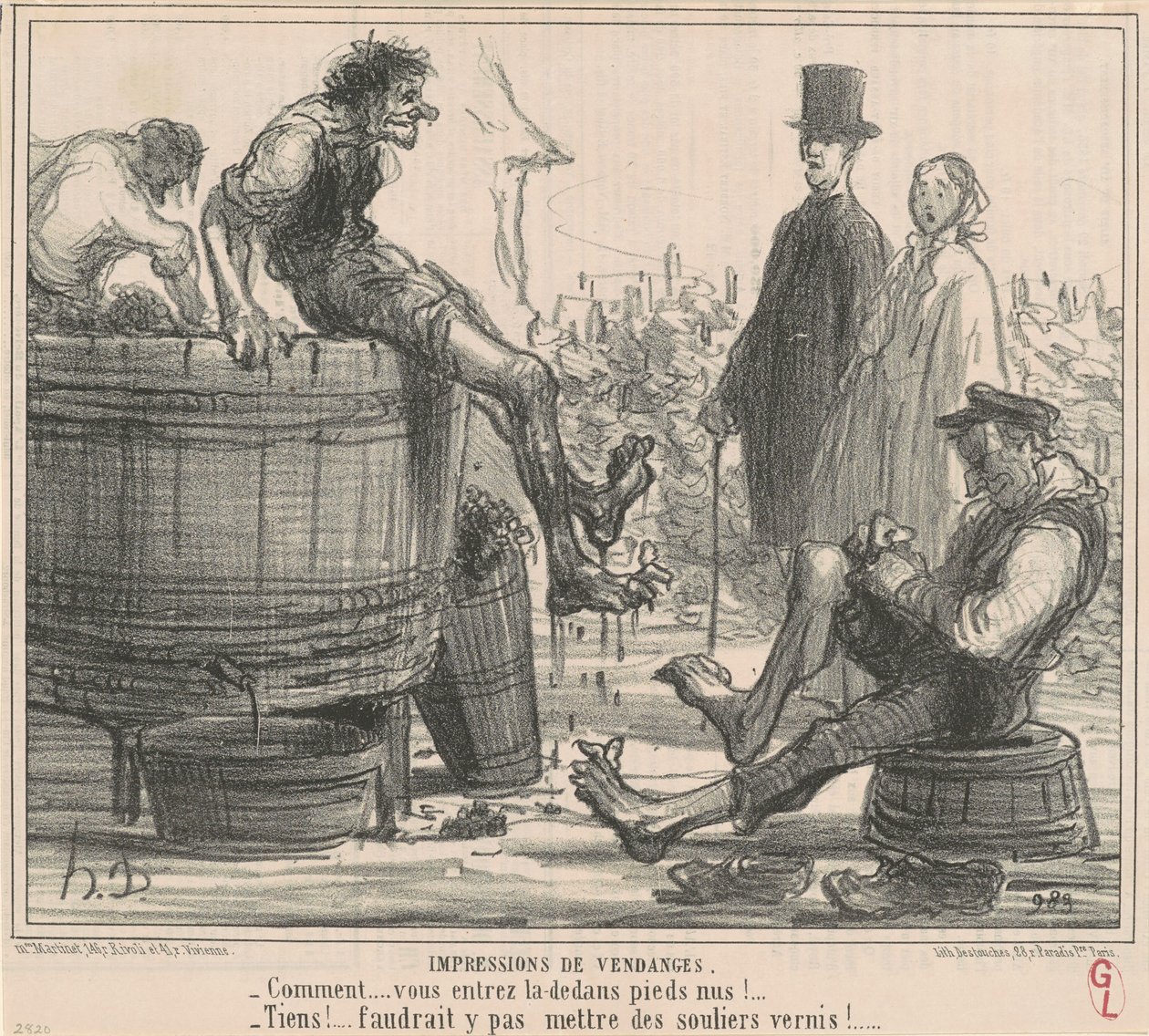 Hasat gösterimleri by Honoré Daumier