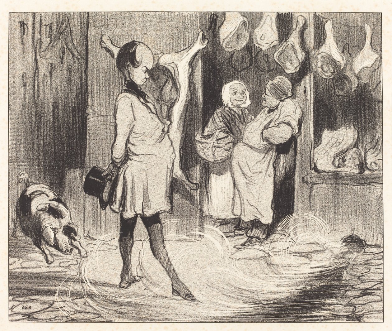 Büyük bir şairin seyahat izlenimleri by Honoré Daumier